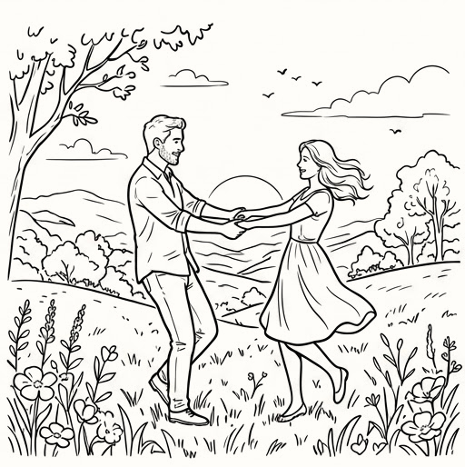 Illustration : danser ensemble
