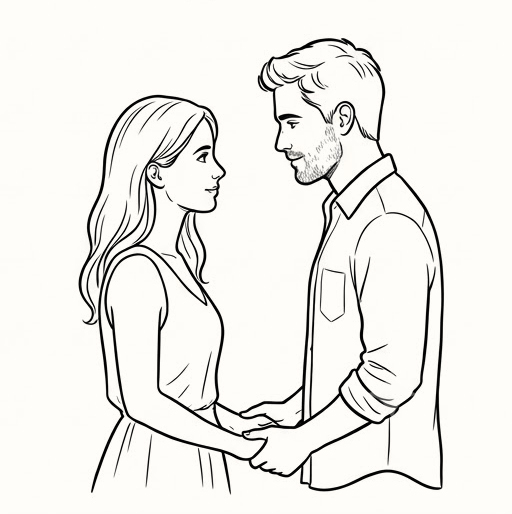 Illustration : se regarder dans les yeux