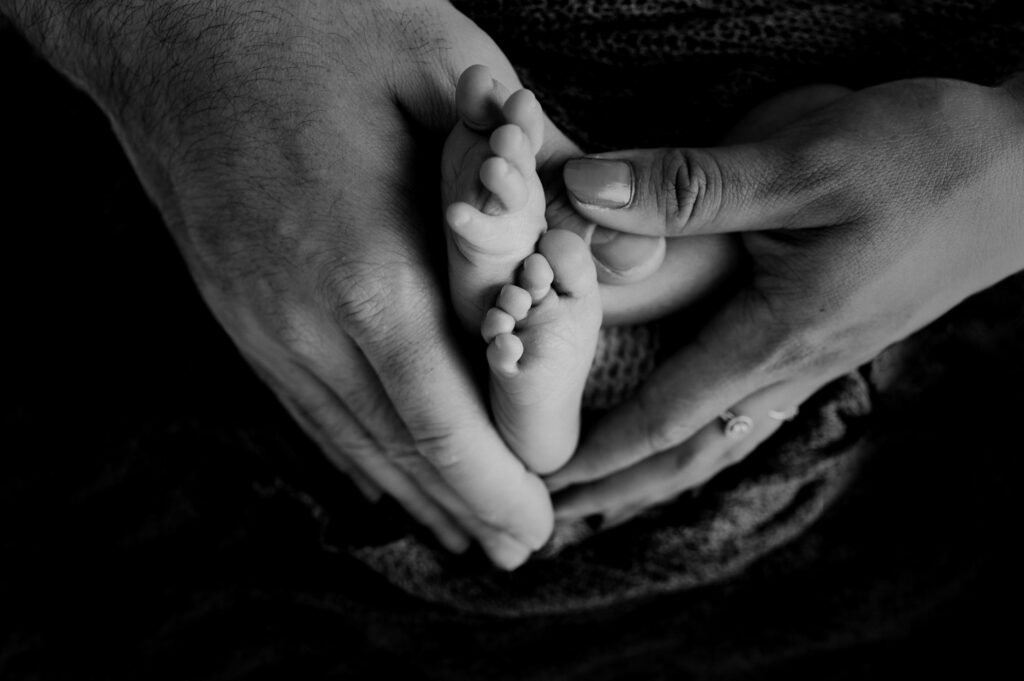 Détail pieds de bébé Aix-en-provence