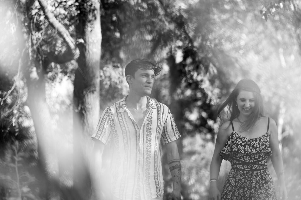 Couple qui marche Aix-en-provence